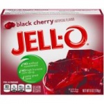 Jell-O Black Cherry Gelatin Dessert Jello 3oz 85g-2 PACK